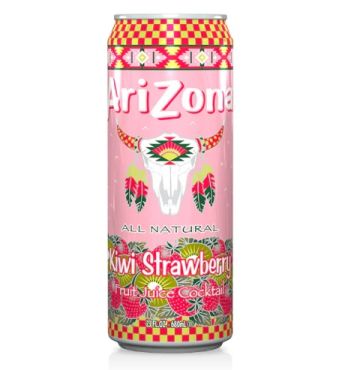 Arizona Tea Kiwi Strawberry, 680 ml